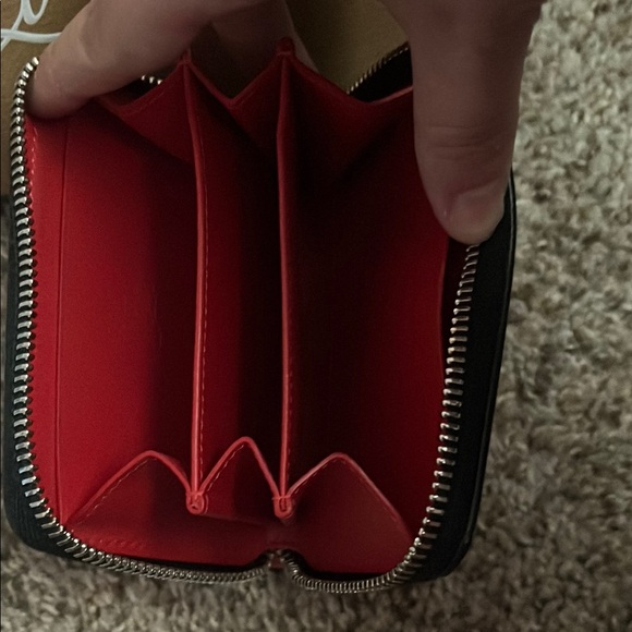 Christian Louboutin Pink Wallet with Red Studs - Picture 3 of 5